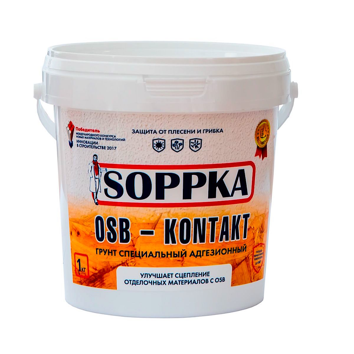 Грунт "Контакт" для OSB "SOPPKA - OSB Kontakt" 1 кг. (фото 2)